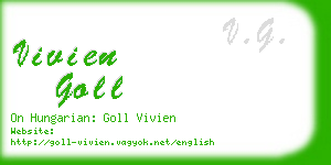 vivien goll business card